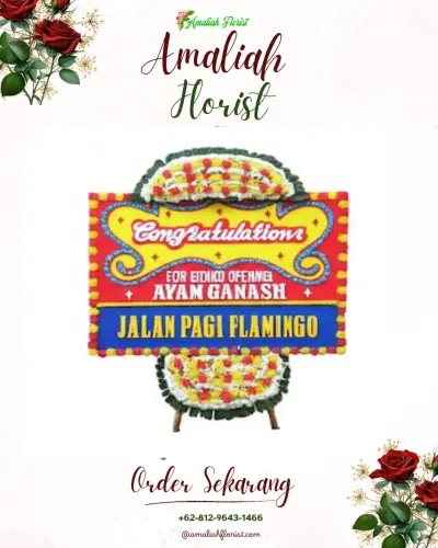 Bunga Papan Congratulation di Sumberputih